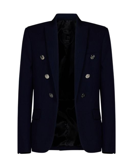 Balmain Blue Paris Blazer for men