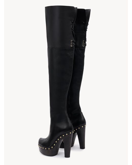 Chloé Brown Lola Over-The-Knee Boot