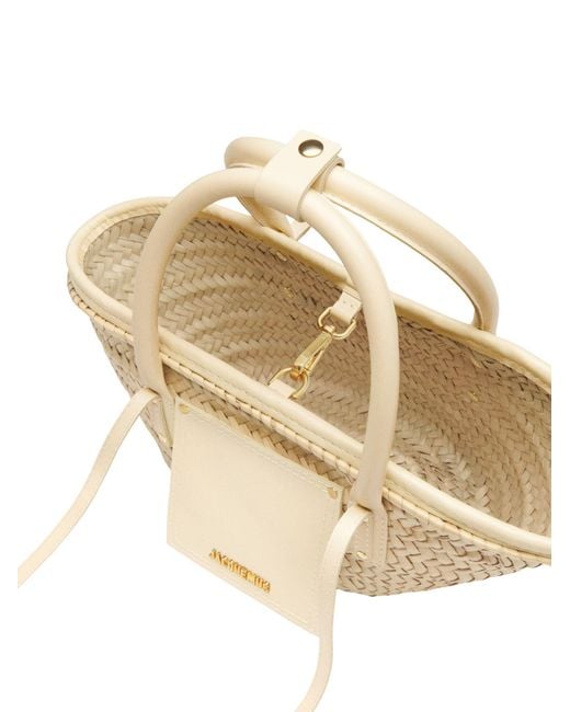 Jacquemus Natural The Soli Small Basket Bag