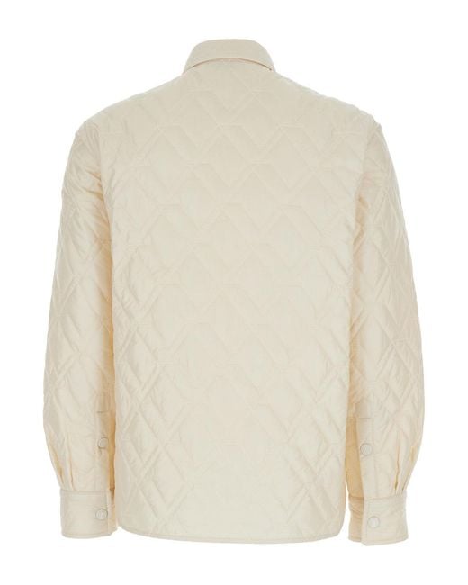 Moncler White Nylon Overshirt
