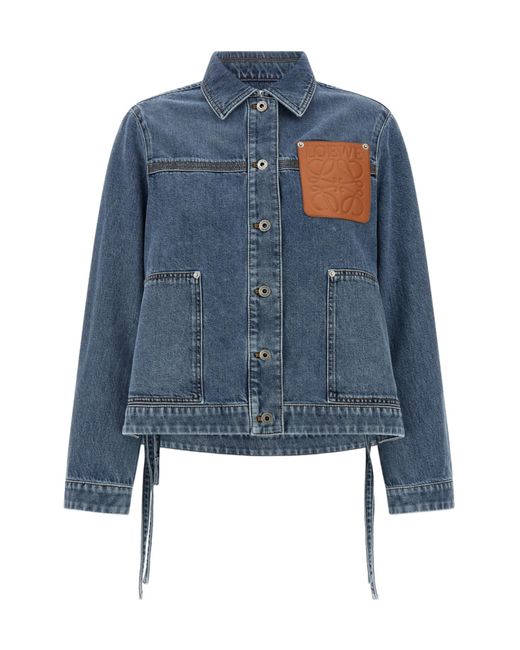 Loewe Blue Workwear Jacket