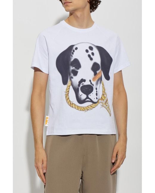 PDF CHANNEL Gray Printed T-Shirt for men