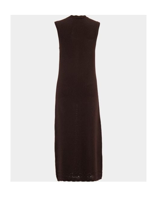 FRAME Brown Sleeveless Dress