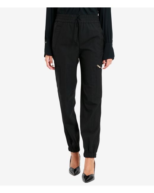 Semicouture Black Drawstring Sweatpants