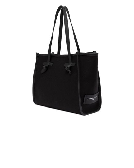 Gianni Chiarini Black Marcella Tote Bag