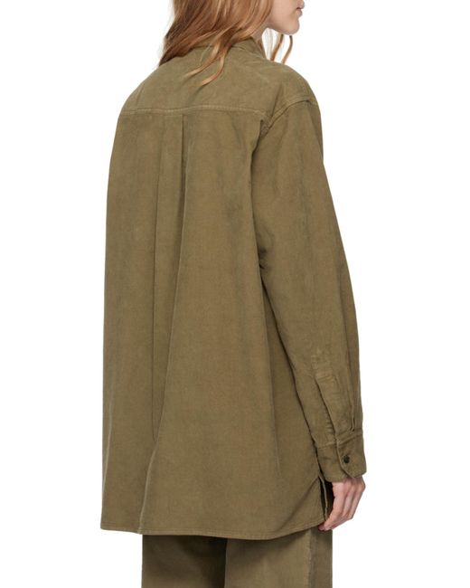 The Row Natural Corduroy Idro Shirt
