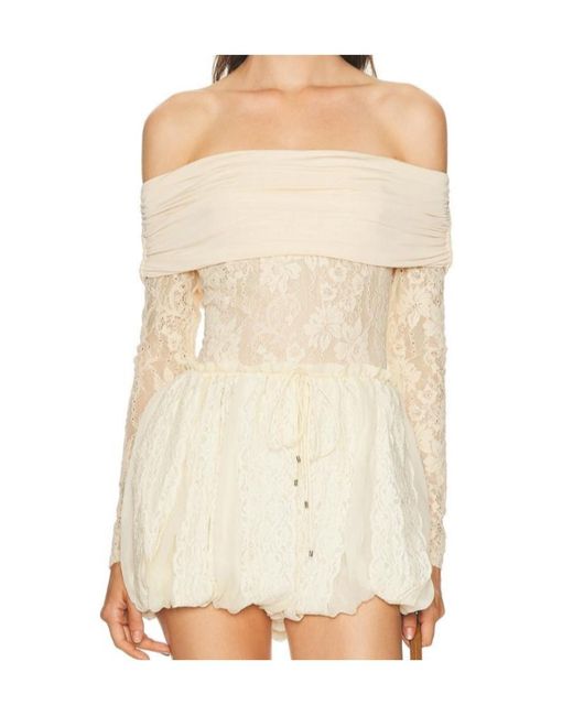 Zimmermann Natural Rebellion Draped Bodysuit
