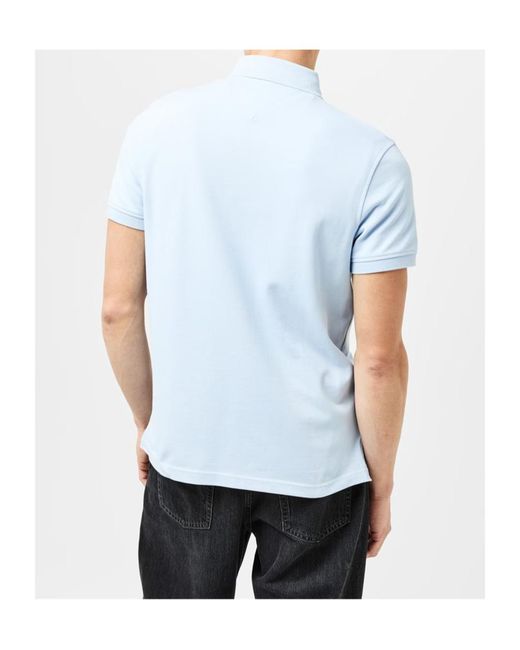 Tommy Hilfiger Blue Logo Short Sleeve Polo Shirt for men