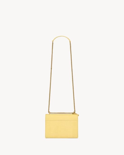 Saint Laurent Metallic Sunset Small Flap Bag