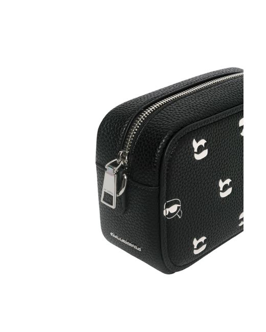 Karl Lagerfeld Black Ikon Cross Body Bag