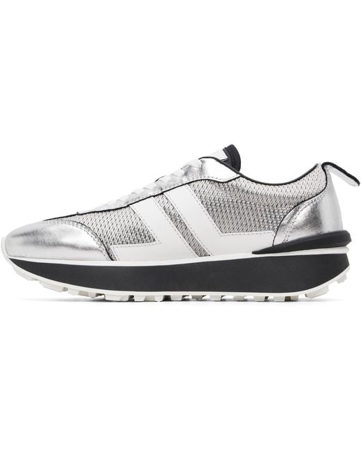 Lanvin White Lace-Up Sneakers for men