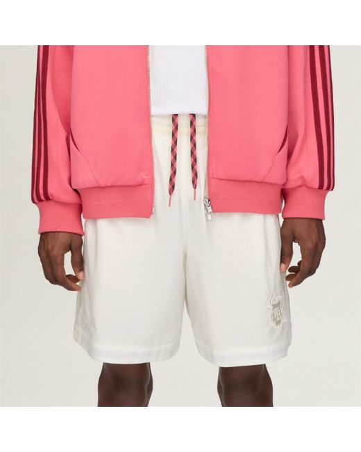 Adidas by Wales Bonner White Adidas Originals X Wales Bonner Ripstop Drawstring Football Shorts for men