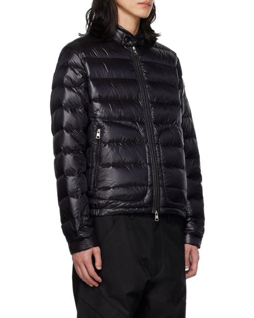 Moncler Black Acorus Short Down Jacket for men