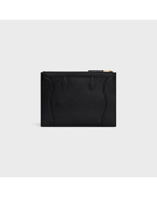 Céline Black Medium Pouch