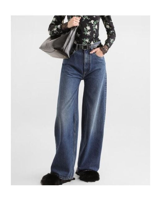 Dolce & Gabbana Blue 5-Pocket Loose Fit Jeans