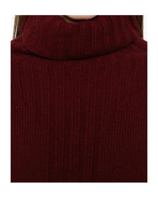Herno Red Wool Jumper