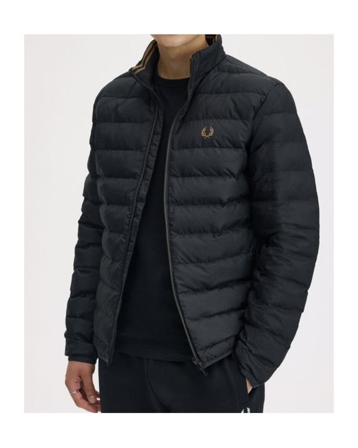 Fred Perry Blue Insulated Jacket for men