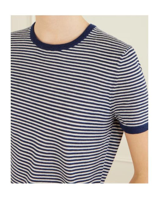 Nili Lotan Blue Striped T-Shirt