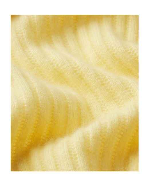 FRAME Yellow The Cashmere Sunbeam Sweater