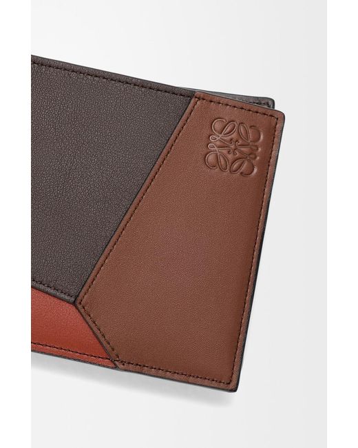 Loewe Brown Puzzle Bifold Wallet for men