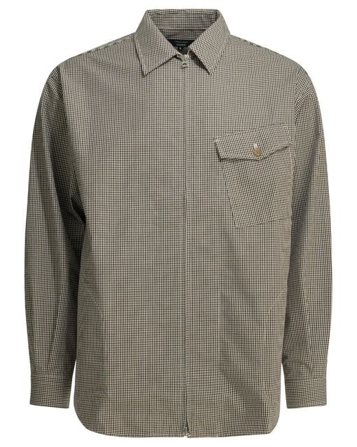 Comme des Garçons Gray Comme Des Garçons Homme Checkered Overshirt Jacket for men