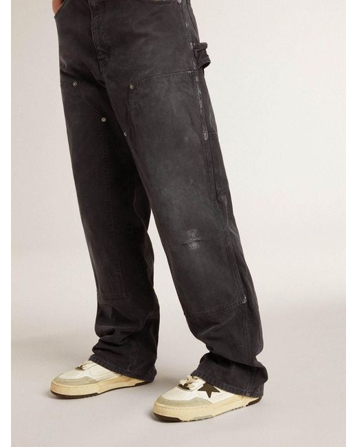 Golden Goose Deluxe Brand Natural Forty 2 Lace-Up Sneakers