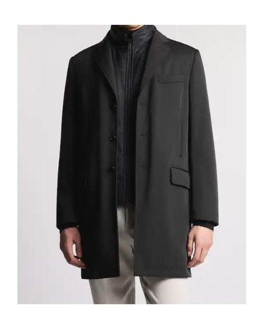 Fay Black Buttoned Blazer Jacket for men