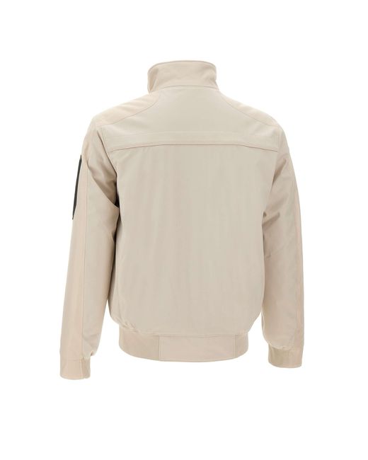 Boss Natural High Neck Panelled Jacket for men