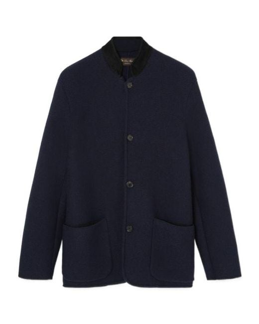 Loro Piana Blue Arola Jacket for men