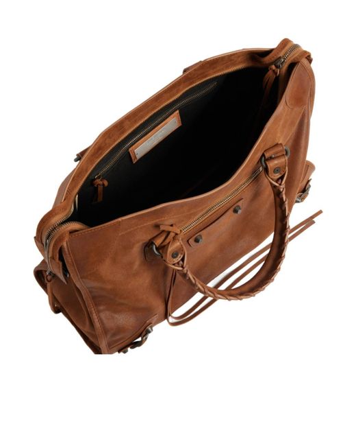 Balenciaga Brown Le City Bag Medium