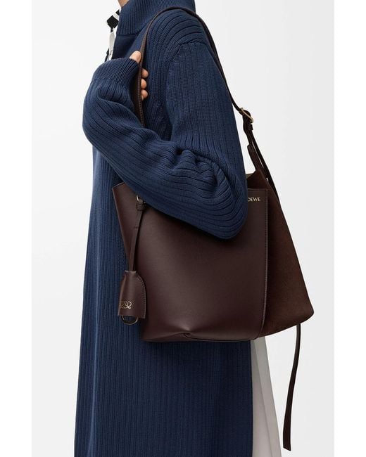 Loewe Brown Adjustable Shoulder Bag