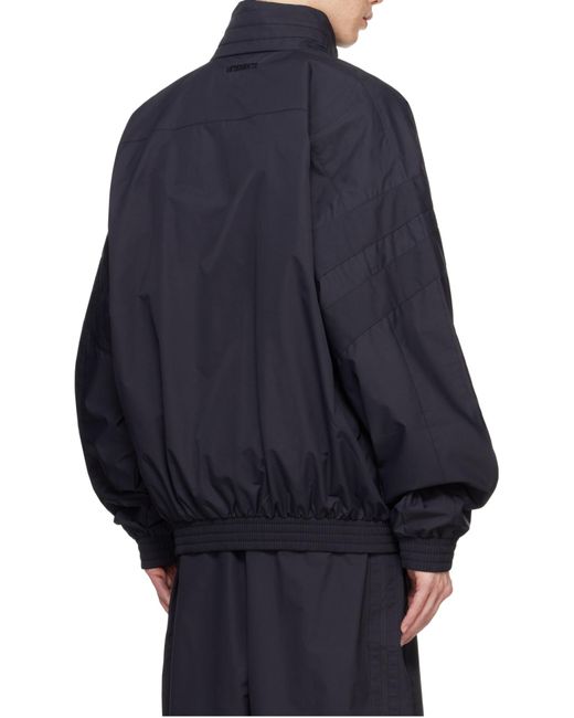 Vetements Blue Logo Casual Jacket for men