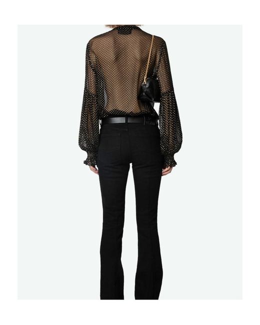 Zadig & Voltaire Black Tandy Blouse