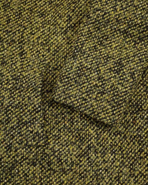 Max Mara Green Fur Collar Coat