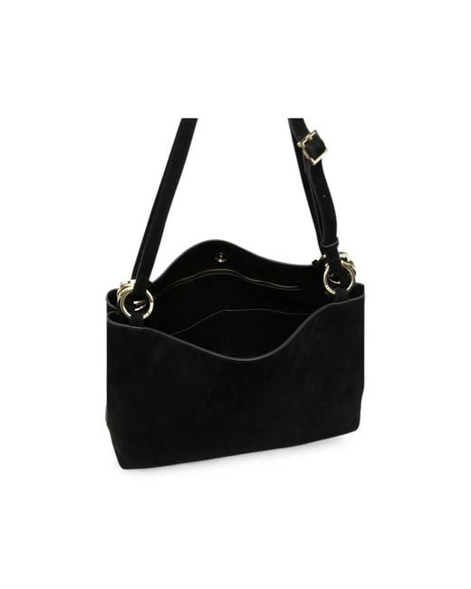 MANU Atelier Black Eterno Leather Shoulder Bag