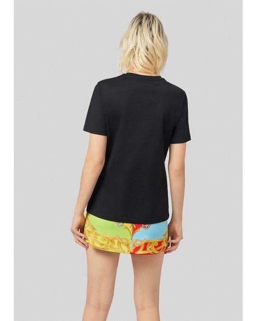 Versace Black Medusa Print T-Shirt