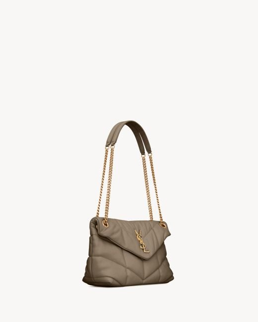 Saint Laurent Natural Puffer Small
