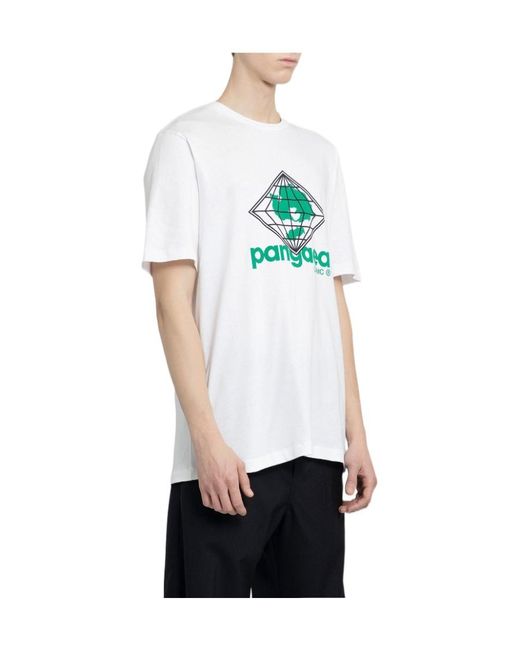 OAMC White Graphic-Printed Short Sleeved Crewneck T-Shirt for men