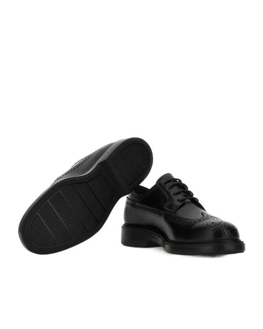 Hogan Black H704 Lace-Up Shoes for men