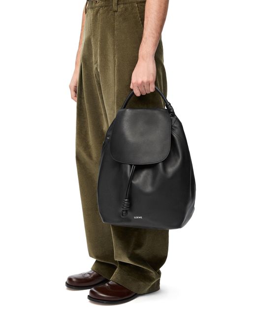Loewe Black Flamenco Backpack for men