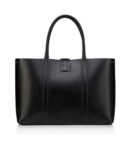 Christian Louboutin Black Buckle-Fastening Tote-Bag for men