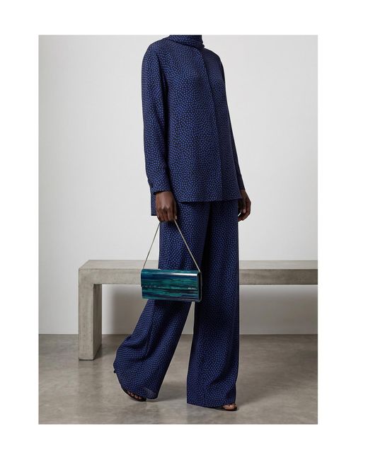 Gianluca Capannolo Blue Claudia Pants