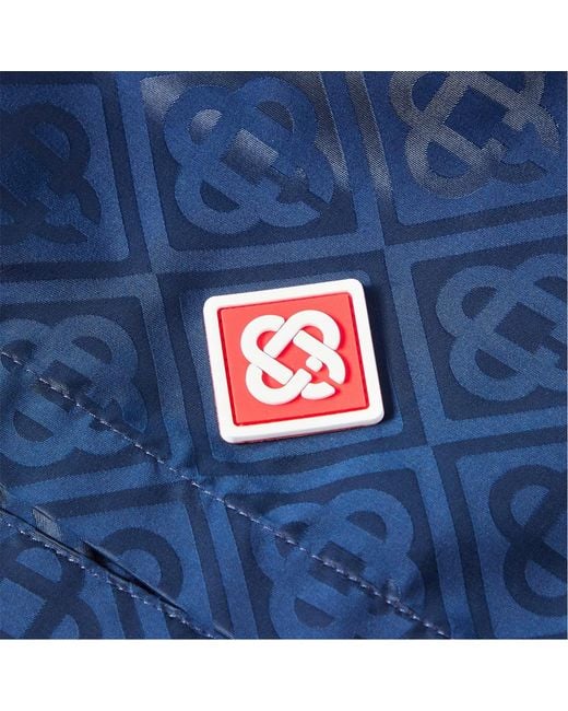 Casablanca Blue Logo-Stamped Swim Trunks for men