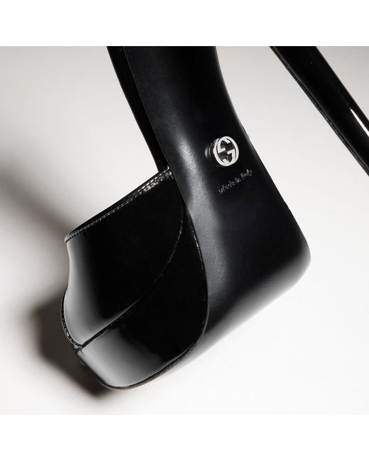Gucci Black Sorbetto Slide Sandal