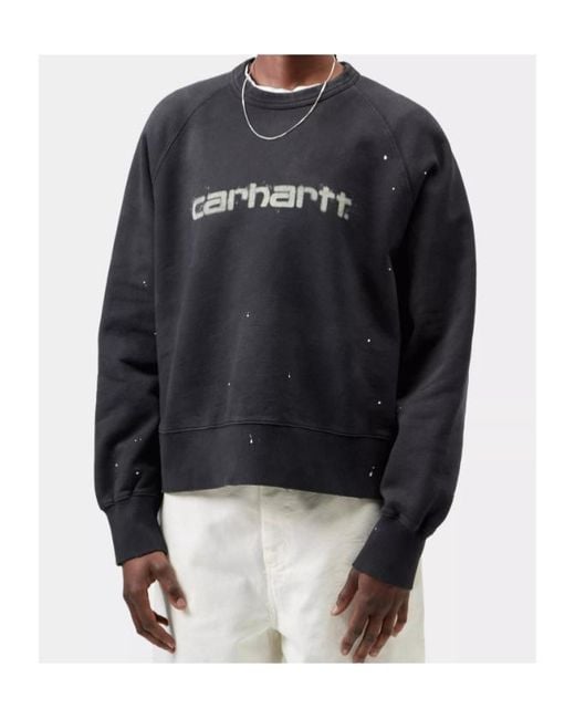 Carhartt Black Painter Logo-Print Sweatshirt