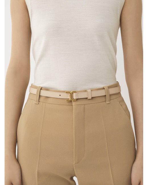 Chloé White Chloé Small Marcie Belt
