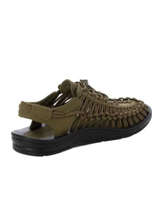 Keen Green Round-Toe Flat Sandals