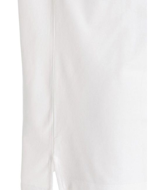 Boss White Hugo Slim-Fit Short-Sleeved Polo Shirt for men