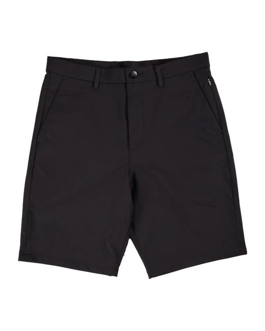 Calvin Klein Black Flat-Front Tailored Shorts for men