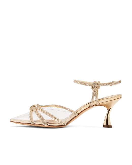 Casadei Natural Logo Sandals